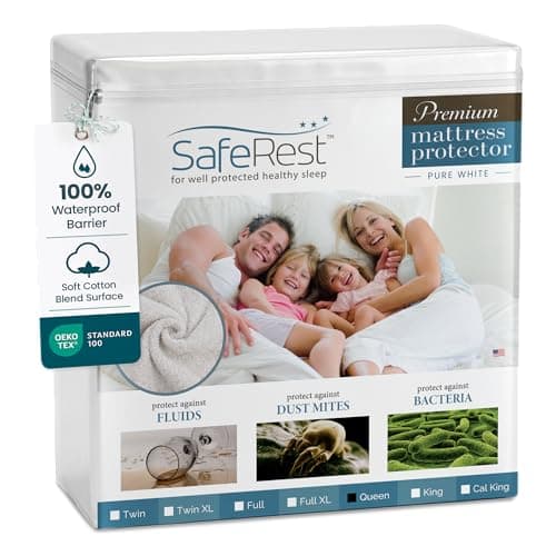 SafeRest Waterproof Queen Mattress Protector