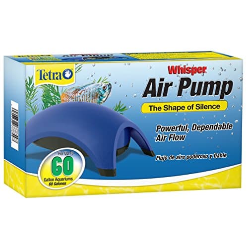 Tetra Whisper Air Pump 40 To 60 Gallons, For Aquariums, Powerful Airflow, Non-UL Listed,Blue
