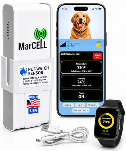 Cellular Pet Temperature Monitor for RVs (Verizon, No WiFi)