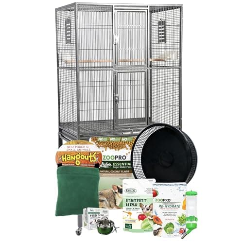 Exotic Nutrition Brisbane Cage & Starter Package for Sugar Gliders