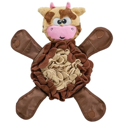 Outward Hound Nina Ottosson Snuffle Palz Plush Snuffle Mat (Cow, Large)