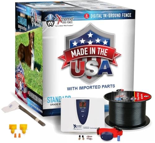 Extreme Dog Fence Underground Electric Dog Fence Kit, Standard, 1-Dog, 500 ft, DIY Install