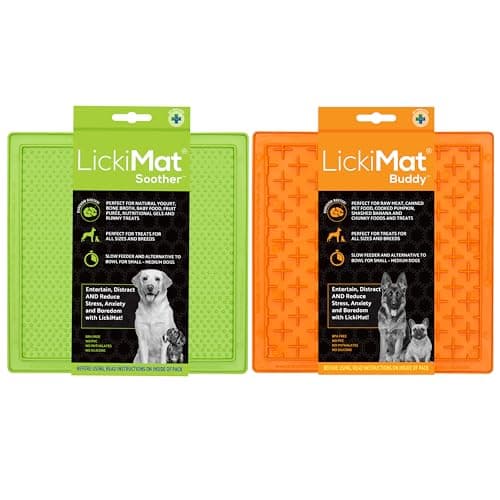 LickiMat Classic Buddy & Soother Lick Mat (2-Pack, 8x8)