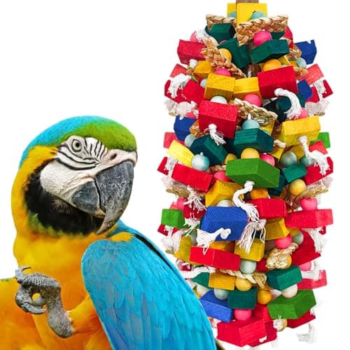 HZDZ LCPAW Extra Large Bird Toys for Macaws and Cockatoos