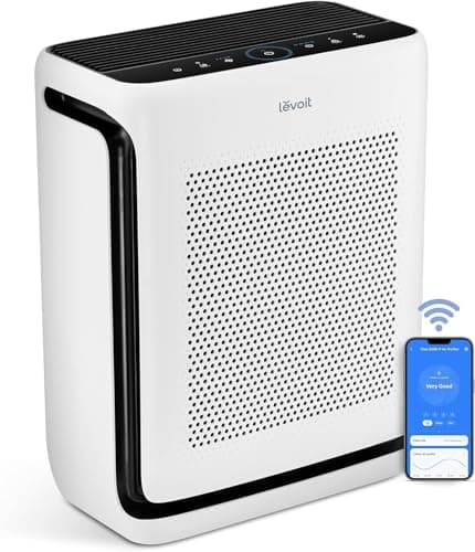 Levoit Vital 200S-P Air Purifier for Home Large Room, Washable Pre-Filter, AHAM Verifide, Air Quality Monitor, H13 HEPA