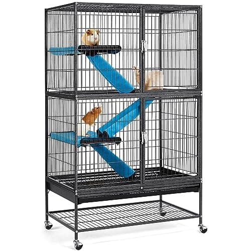 Yaheetech 54" Rolling 4-Tier Ferret / Chinchilla Cage