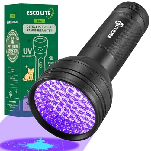 ESCO LITE UV Flashlight Black Light 51 LED (395nm)