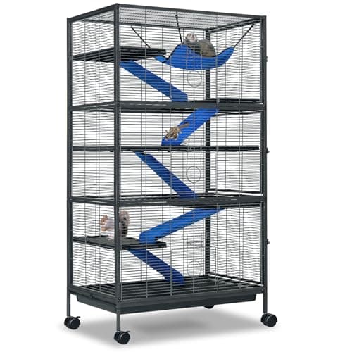 VIWAT Metal 6-Tier Small Animal Cage with Removable Tray