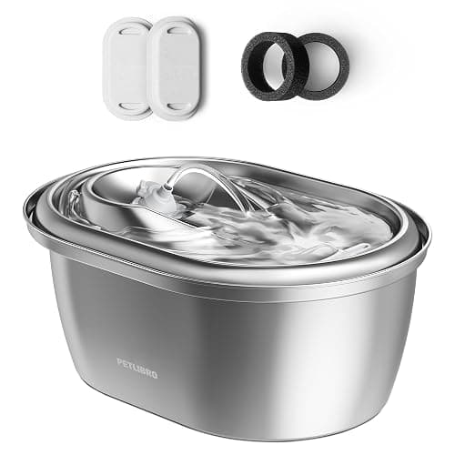 PETLIBRO Stainless Steel Cat Water Fountain, 101oz/3L (PLWF006)