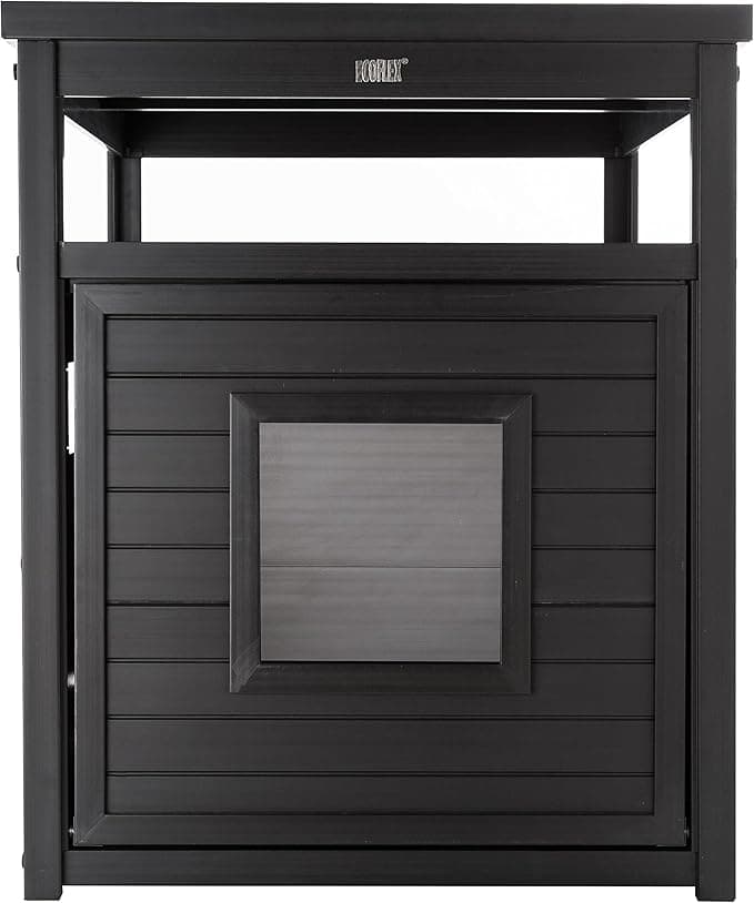 New Age Pet ECOFLEX Litter Loo Enclosure, Jumbo, Black